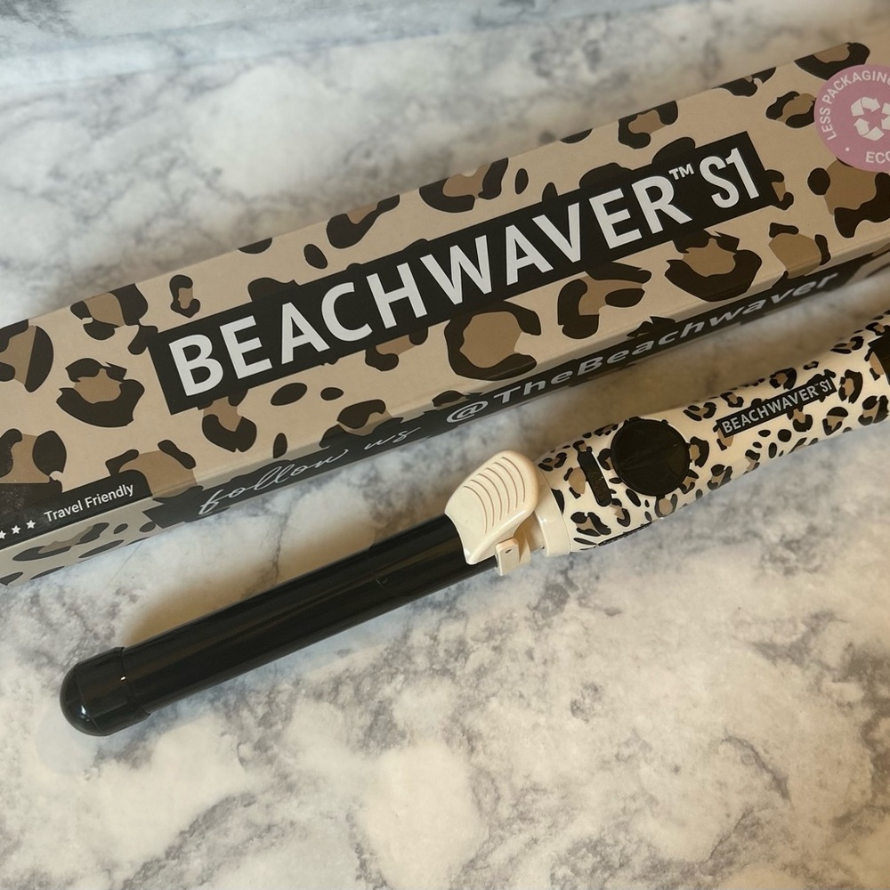 Beachwaver S1 Leopard Print Curling Iron